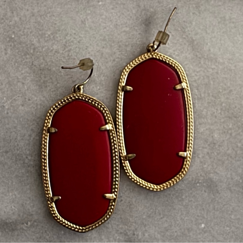 Authentic Kendra Scott's Danielle Raspberry/Dark … - image 1